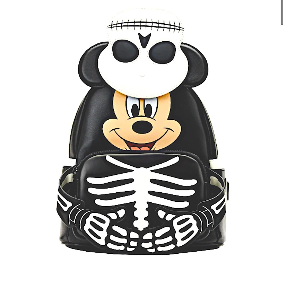 Loungefly Mickey Mouse skeleton - Glow in the dark
